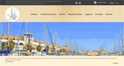Desktop Screenshot of portleucateimmobilier.com